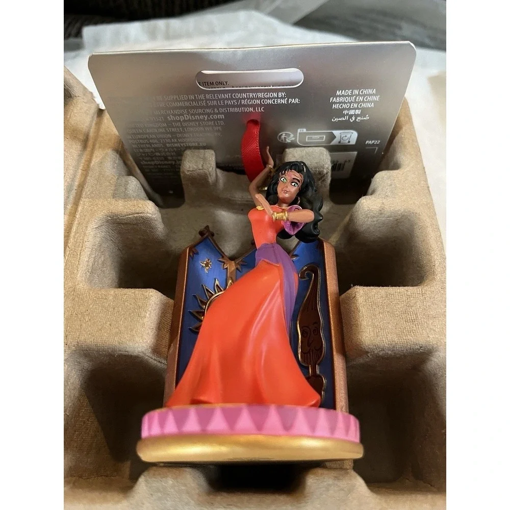 Disney The Hunchback of Notre Dame Esmeralda Sketchbook‎ Christmas Ornament New